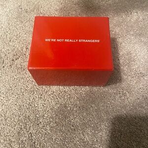 We're Not Really Strangers Red Box